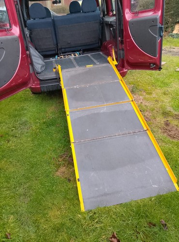 Disability car ramp - car,