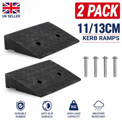 2pcs heavy duty kerb ramps - kerb,
