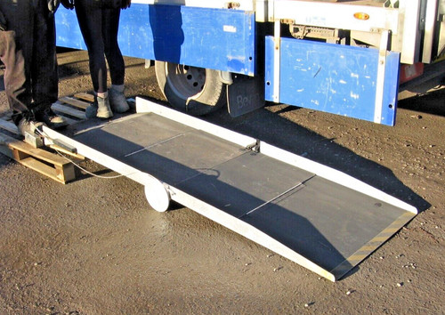 Aluminium wheelchair ramp - aluminium,