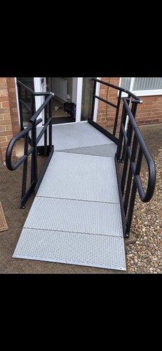 Wheelchair ramp heavy - ramp, duty