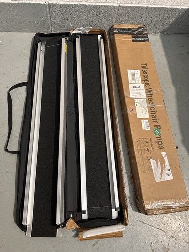 Pair 7ft telescopic ramps - pair,